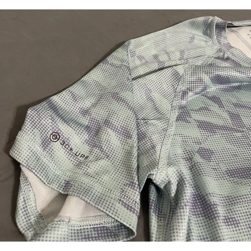 Spyder Rash Guard Mens Small S UPF 30 Short Sleeve Surf Shirt